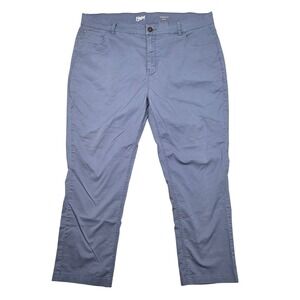 Mugsy Cadets Mens Size 42x30 Blue Flat Front Chino Pants Casual Dress